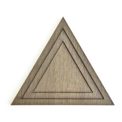 Produkt af vores Triangle bordskåner i Dark Oak